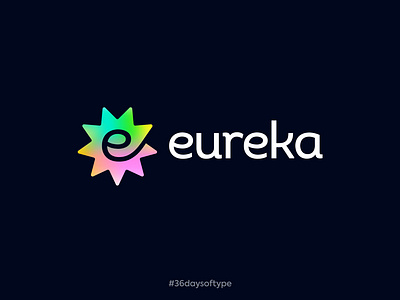 "e" for eureka concept ( for sale ) app blockchain branding e eureka fintech flow gradient human icon letter logo mark marketing monogram star technology