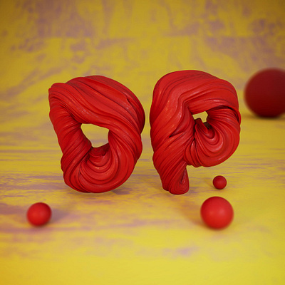 3D Typography in Cinema4D 3d arnoldrender cinema4d graphic design photoshop