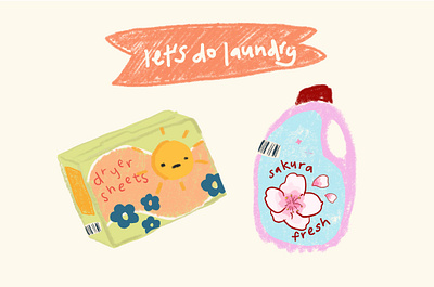 let's do laundry! graphic design