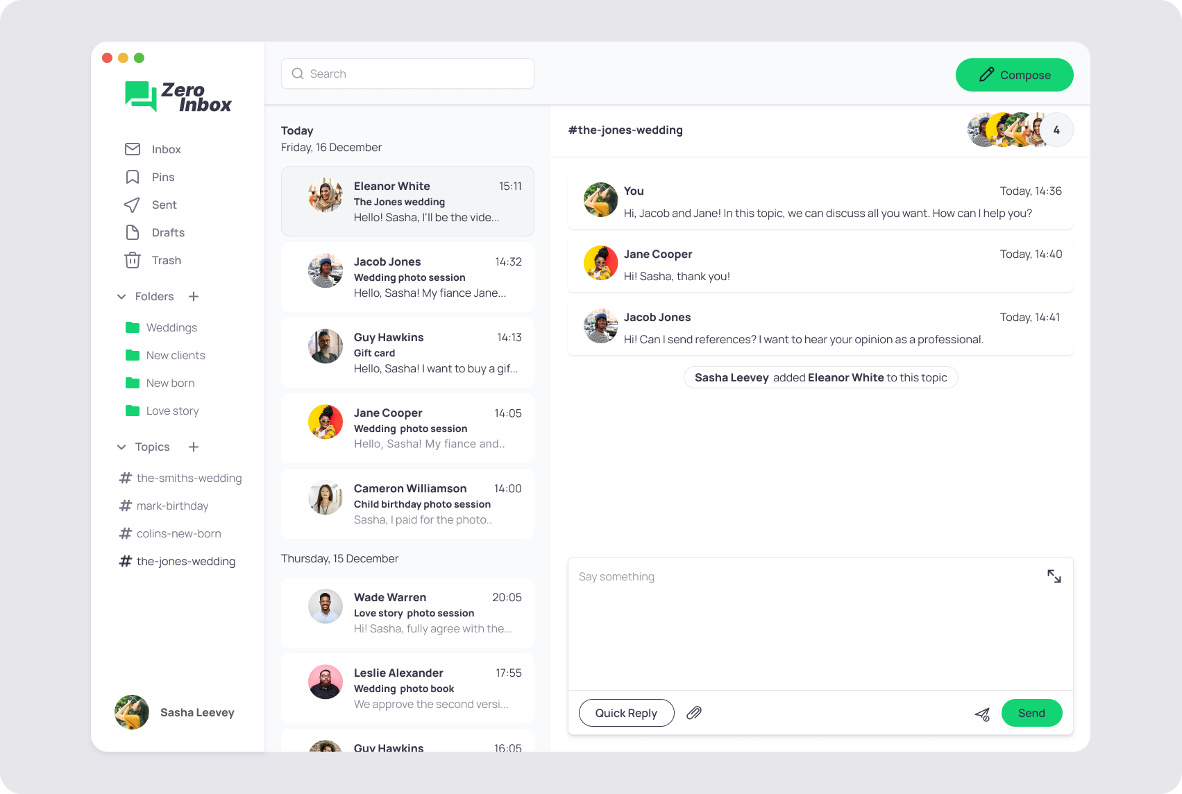 Case Study | Email Client: Zero Inbox ai case study desktop app email email client figma graphic design inbox mail product design product design course dribbble prototype prototyping template thread ui uidesign uiuxdesign ux uxdesign