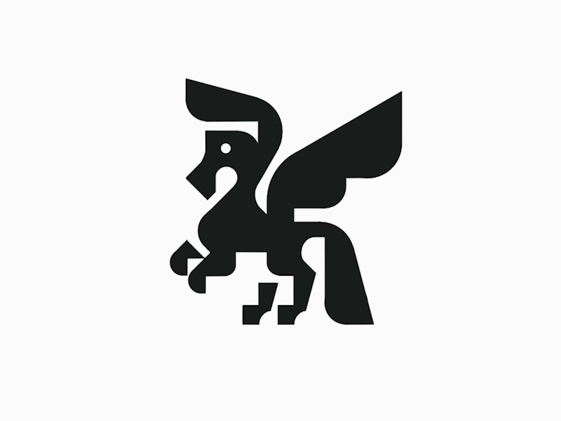 Pegasus logomark design by @anhdodes 3d anhdodes logo animal logo animation branding design graphic design horse logo illustration logo logo design logo designer logodesign minimalist logo minimalist logo design motion graphics pegasus logo ui zebra logo