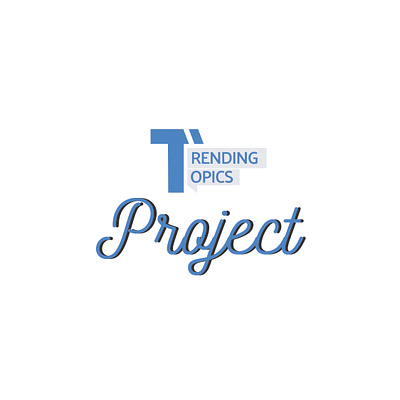 Project- Trending Topics re-brand. branding design graphic design illustration logo mockup vector