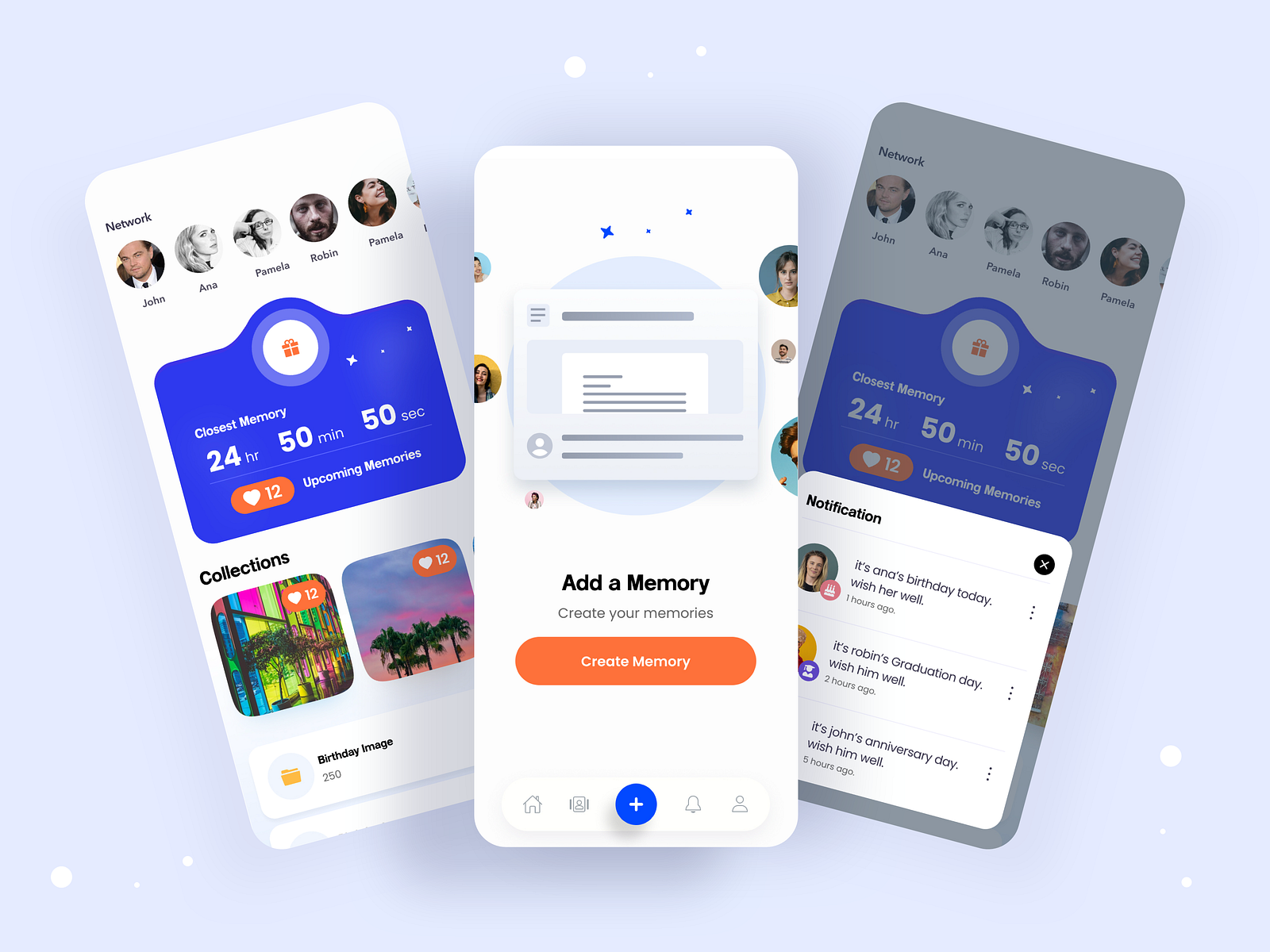 Memory App by Syed Raju on Dribbble