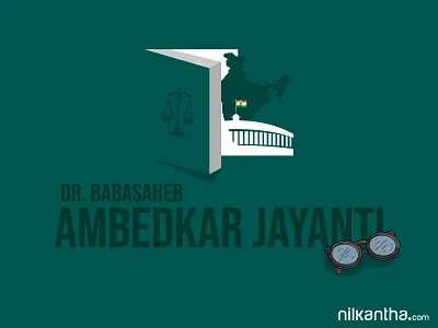 Dr. Babasaheb Ambedkar Jayanti ambedkar banner banner design bhimrao bhimrao ramji ambedkar branding graphic design illustration logo ramji vector