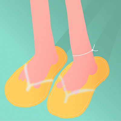 Nova wearing moms slippers design graphic design illustration vector
