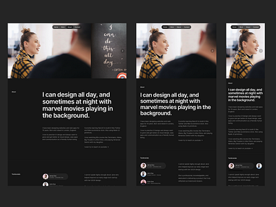 Design portfolio framer template clean concept dark mode design design portfolio framer minimal portfolio simple typography ui