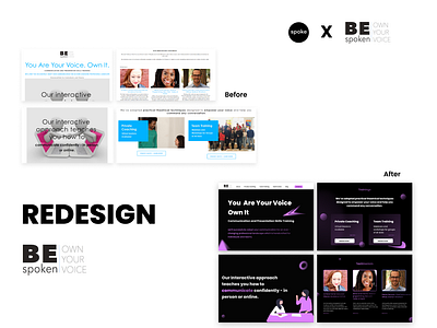 Redesign for Bespoken by Spoke Design Labs. design digital product design logo product design ui ux design