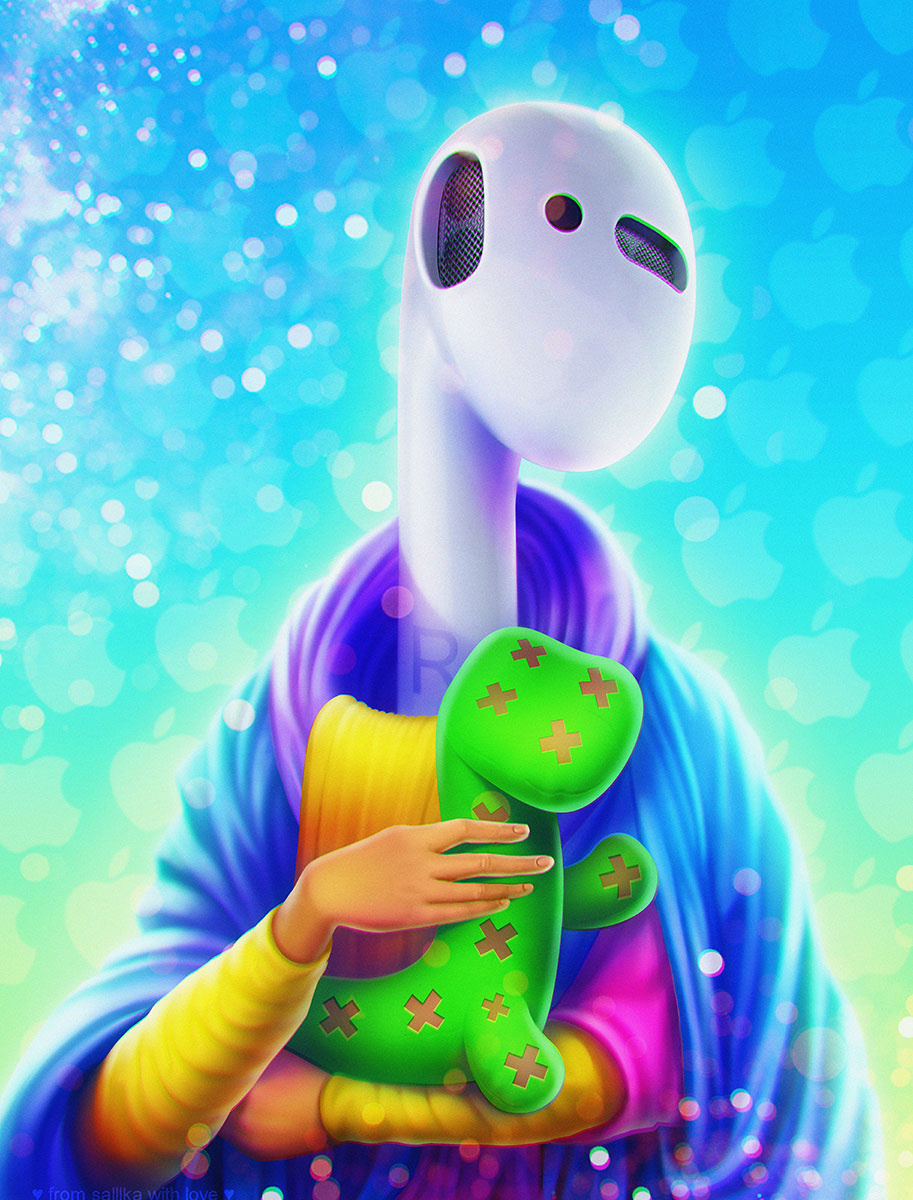 Stereo lady with Chroma Key catrooning character design design game art game object icon illustration