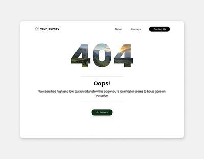 #DailyUI - 404 Page #008 404 app branding croatia dailyui design designer error figma illustration junior logo oops travel ui ux web