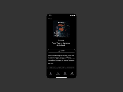 Music app for musicians audio audio player design ios ios design mobile app mobile design music music app music player ui ui design ux design visual design
