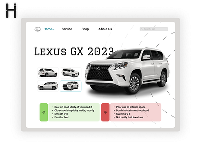 Lexus landing page