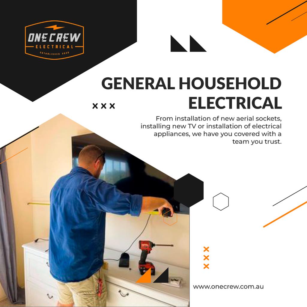 General Household Electrical Services By OneCrew Electrical On Dribbble   Original E894b60a3ecf6d5e3726288ee85a75cd 