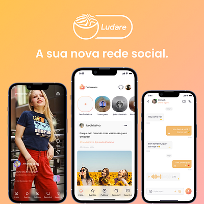 Ludare Mobile App mobile mobileapp socialnetwork ui ui design ux ux design