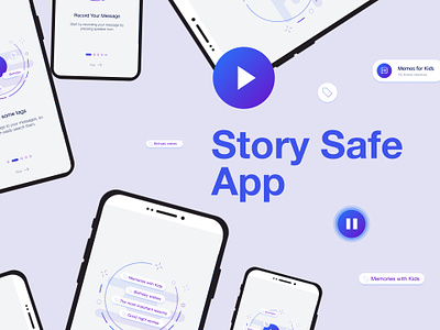 Story Safe App casestudy design ui ux