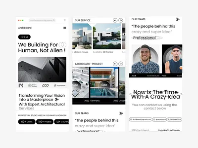 Architecture - Mobile Responsive agency app appdesign architecture branding design design exploration exploration freelance logo mobile projects responsive ui uidesign uiux uiuxdesign
