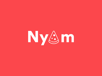 Nyam | Logo branding design graphic design identity design logo logo branding logo concept logo creation logo exploration simple design typography vector