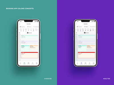 Booking App - color concepts design illustration mobileapp product design product design