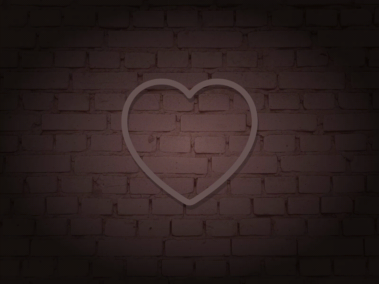 Drawing Love - Neon Heart anniversary boyfriend brick brick background celebration colorful draw animation fade animation girlfriend heart husband icon light motion graphics multimedia neon reveal animation romance wife
