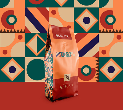 Nescafe Packaging design, Italia branding design logo packaging
