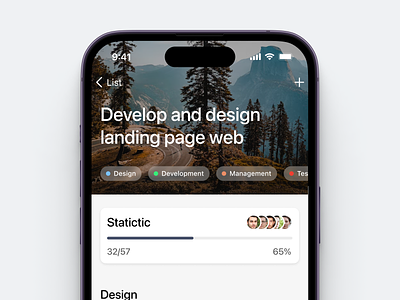 To-do list app app component creative design interface ios management mobile notativity notes product design tasks time management todo tracker typography ui ui kit user flow uxui