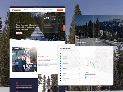Breckenridge Nordic Center - Web Design breckenridge colorado family family friendly graphic design hotel nordic resort rocky mountains ski ski resort user experience web web design website design winter winter sports