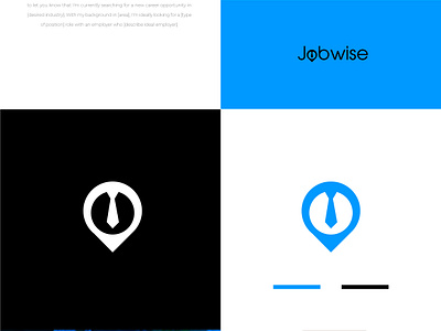 Online Job Finder Logo (Jobwise) branding branding design corporate design creative design creative logo design designpark14 graphic design graphic designer job logo logo logo design logo designer logo maker logos minimal minimalist logo online job vector