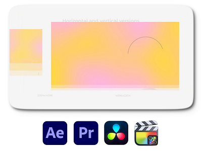 Stylish Gradient Slideshow after effects animation buy davinci resolve design final cut pro graphic design hand drawn illustration logo premiere pro