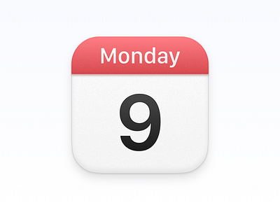 Calendar Icon for iOS calendar design figma icon ios