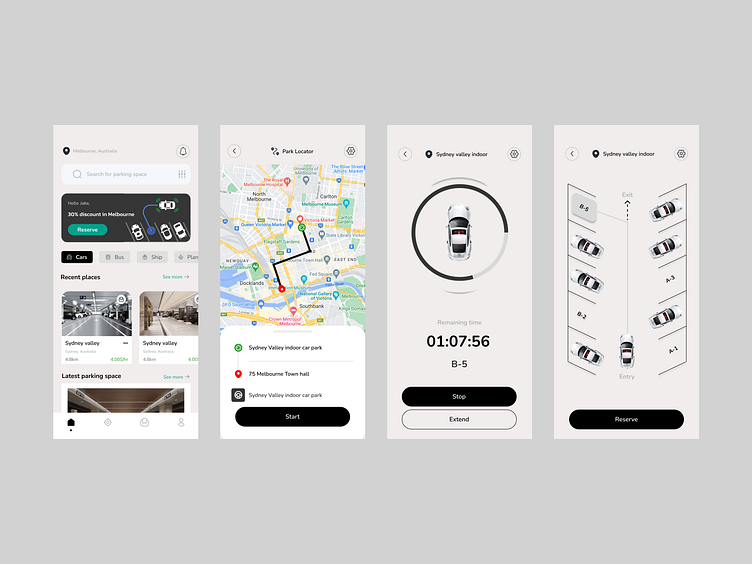 Autoanchor (car Parking And Park Tracking App) By Ola Jacobs On Dribbble