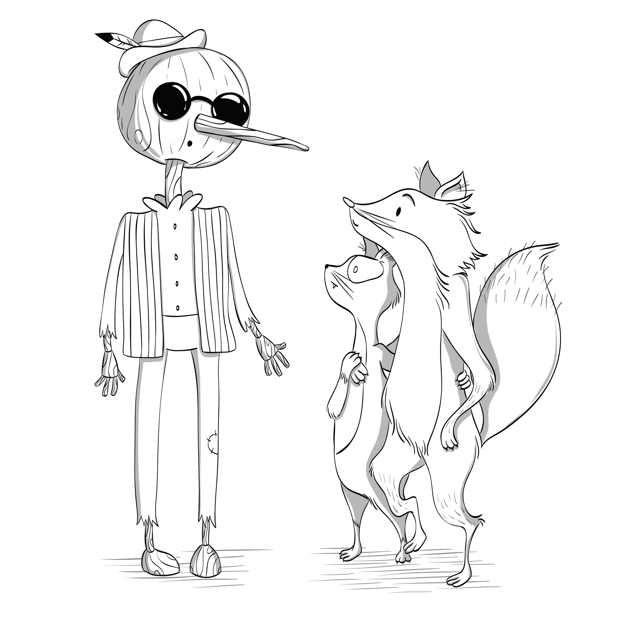 Children's Book - Pinokyo Kral Übü'nün Ülkesinde character character design characterdesign childrens book design illustration