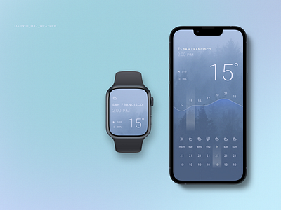 DailyUI_D37_weather branding daily ui dailyui design graphic design ui weather