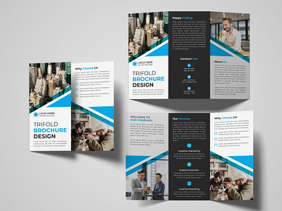 Creative Business Trifold Brochure Design brand identity branding brochure design business brochure business post company brochure corporate corporate brochure creative creative trifold design graphic design marketing design modern modern trifold brochure professional trifold brochure trifold brochure design trifold design