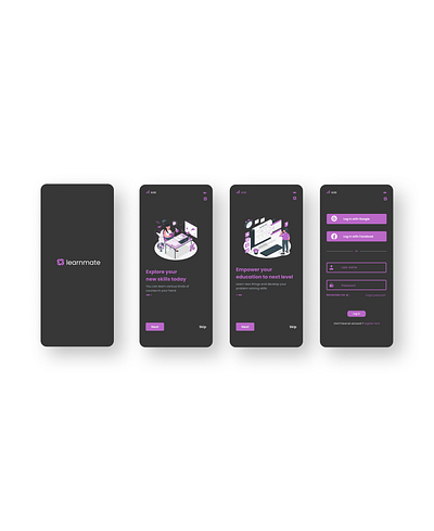 Learnmate app app design branding design education illustration logo ui vector web design website