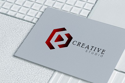 Creative Studio 3d branding business logo design graphic design illustration logo mockup modern typography vector