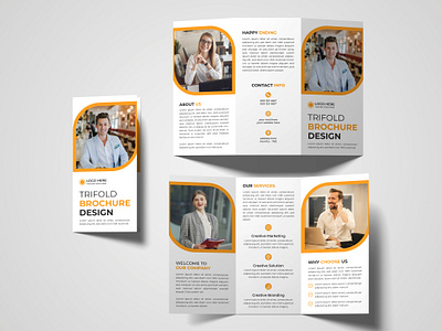 Corporate Business Trifold Brochure Design brand identity branding brochure design business brochure business post company brochure corporate corporate brochure creative creative trifold design graphic design marketing design modern modern trifold brochure professional trifold brochure trifold brochure design trifold design