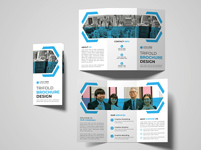 Corporate Creative Business Trifold Brochure Design brand identity branding brochure design business brochure business post company brochure corporate corporate brochure creative creative trifold design marketing design modern modern trifold brochure professional trifold brochure trifold brochure design trifold design