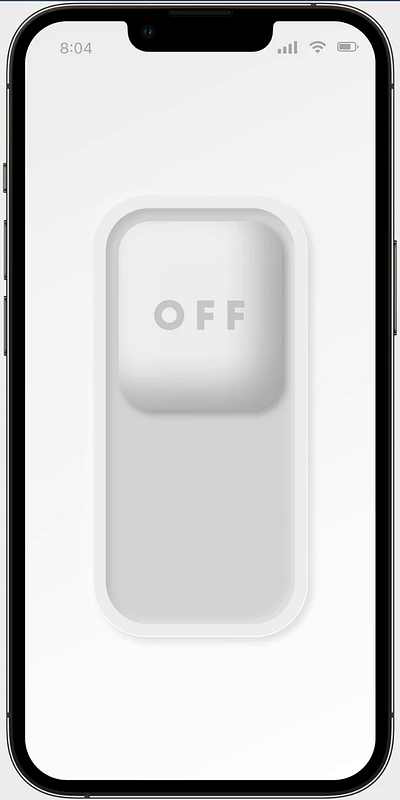 On/Off Switch - DailyUI app dailyui design figma mobile ui