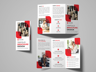 Professional Modern Business Trifold Brochure Design brand identity branding brochure design business brochure business post company brochure corporate corporate brochure creative creative trifold design graphic design marketing design modern modern trifold brochure professional trifold brochure trifold brochure design trifold design