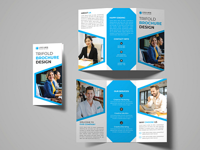 Modern Business Trifold Brochure Design brand identity branding brochure design business brochure business post company brochure corporate corporate brochure creative creative trifold design graphic design marketing design modern modern trifold brochure professional trifold brochure trifold brochure design trifold design