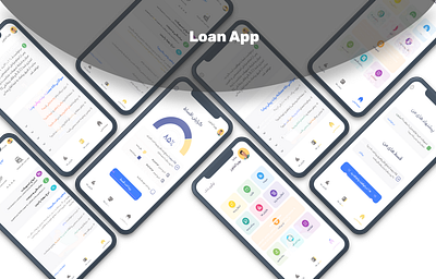 Loan App app design loan mobile app redesign ui ux