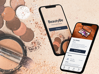 BeautyBe mobile app design design ui ux