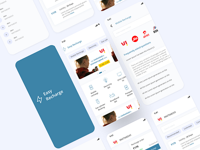 Recharge Flow design mobile ui ui design uiuxdesign ux