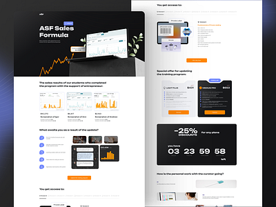 Website Design: Landing page creative design design figma homepage landing landing page landing page website site ui ux webdesign website