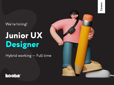 We're hiring a Junior UX Designer! responsive ui ux website
