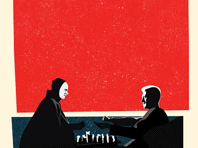 the seventh seal animation characterillustration criterion criterion collection design film film poster graphic design illustration ingmar bergman movies poster design saul bass seventh seal vector