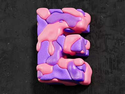 36DOT E 3d 3dillustration c4d cgi design illustration lettering type