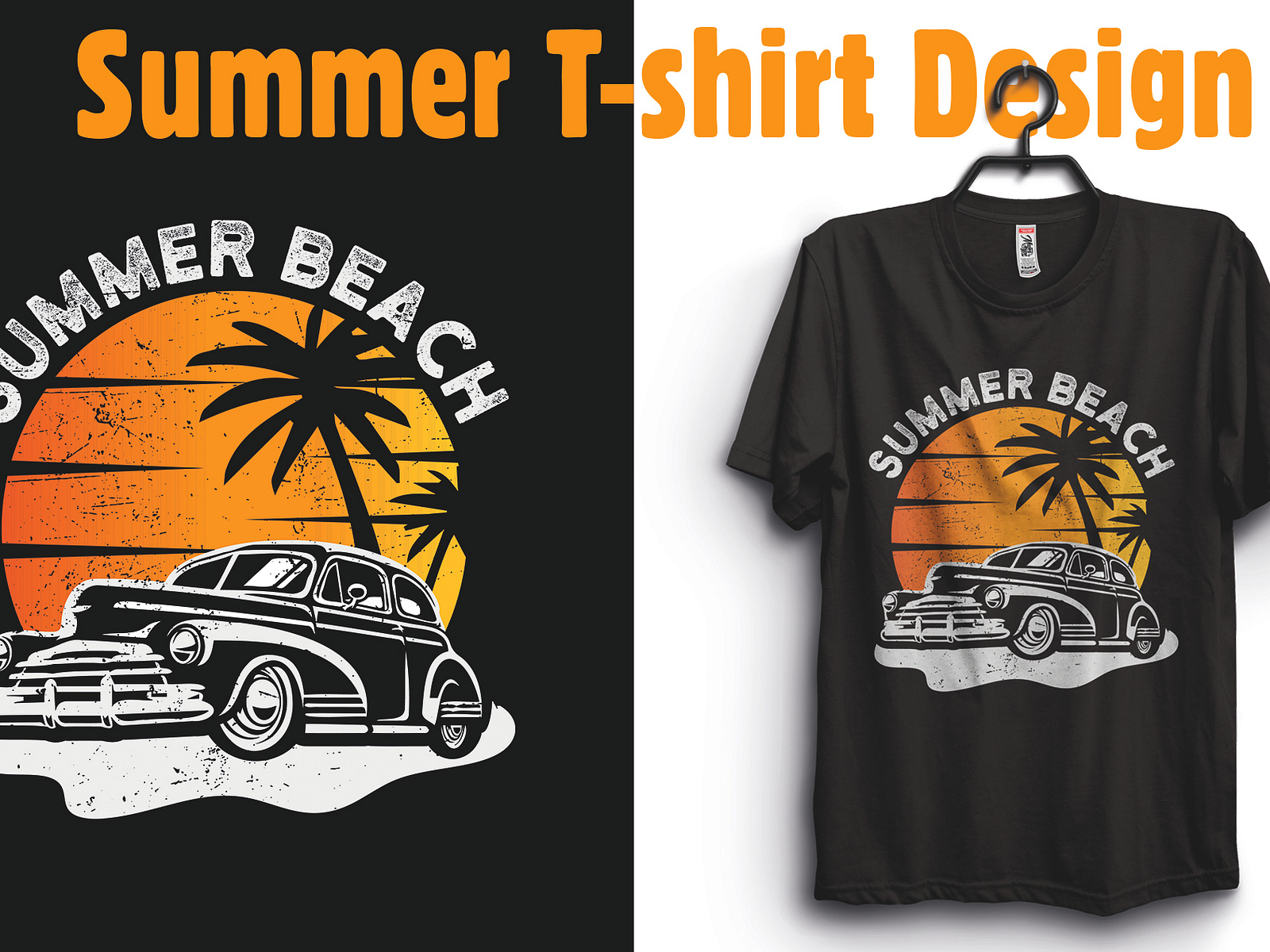 Summer Car T-shirt Design by Nazmul Haque on Dribbble