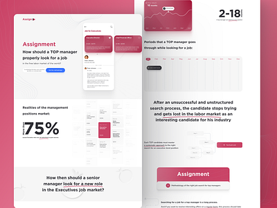 Assign Web Site Design: Landing Page For Online Education design figma homepage landing landing page landing page website site ui web website