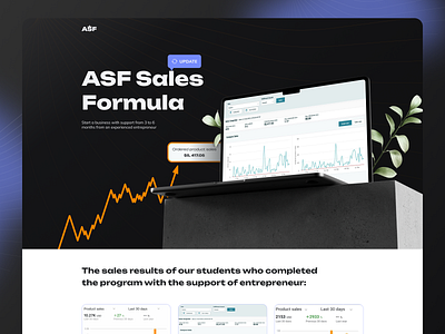 ASF Website Design: Landing Page creative design design figma homepage landing landing page landing page website site ui website