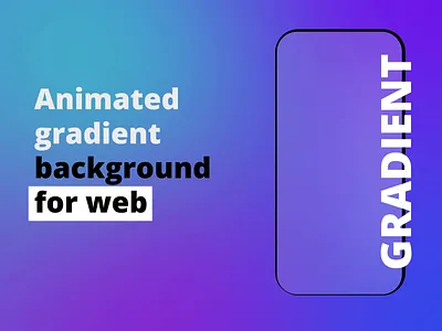 Animated gradient background animation design effects motion graphics